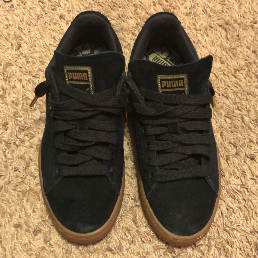 Black sneakers